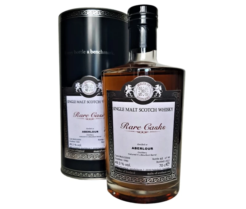 Aberlour 1990 Rare Casks Bourbon Barrel 49,3% Vol Malts of Scotland