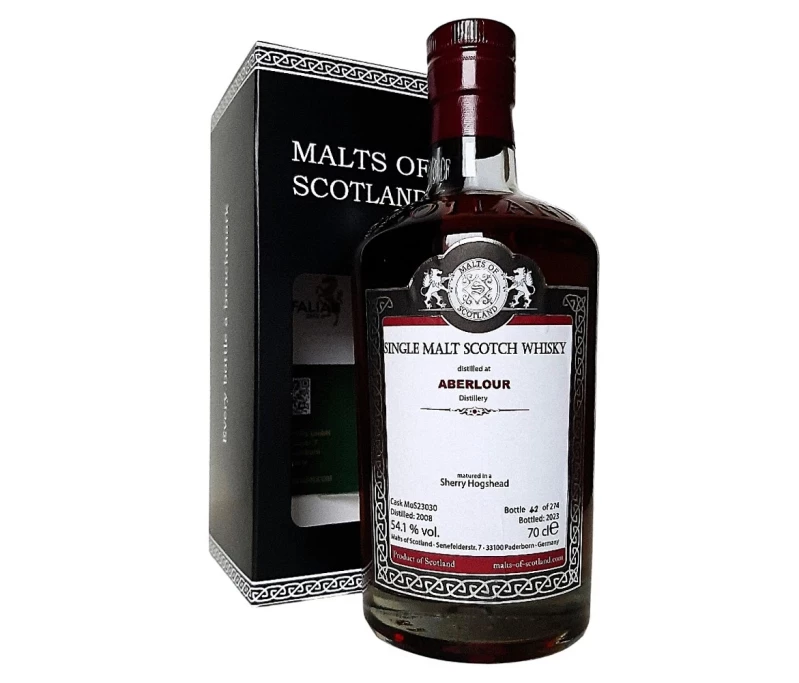 Aberlour 2008 Sherry Hogshead 54,1% Vol Malts of Scotland