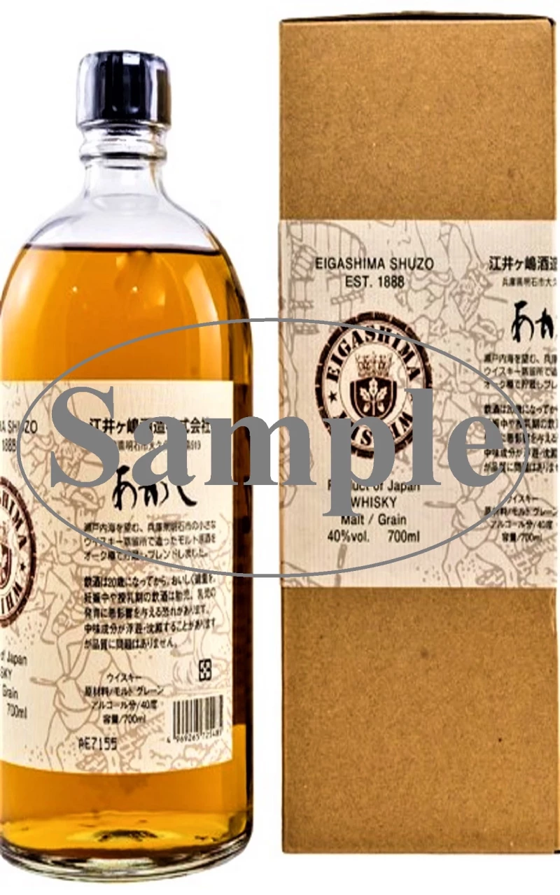 Akashi Crafted by Toji Malt and Grain Whisky 40% Vol Originalabfüllung Sample