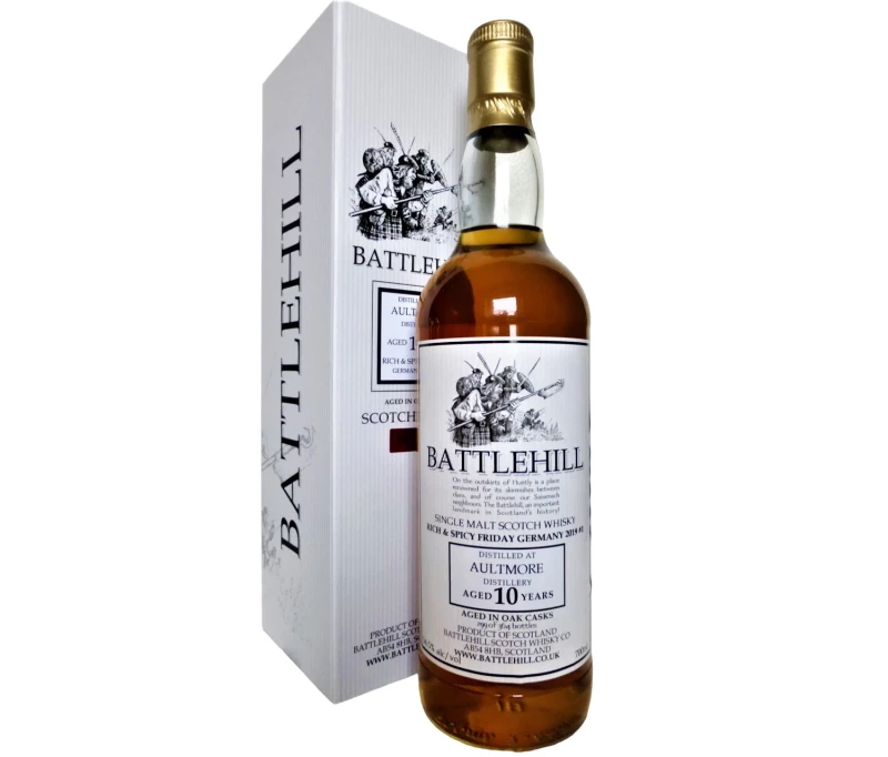 Aultmore 2008 Battlehill Rich & Spicy Friday Germany 2019 54,5% Vol Duncan Taylor
