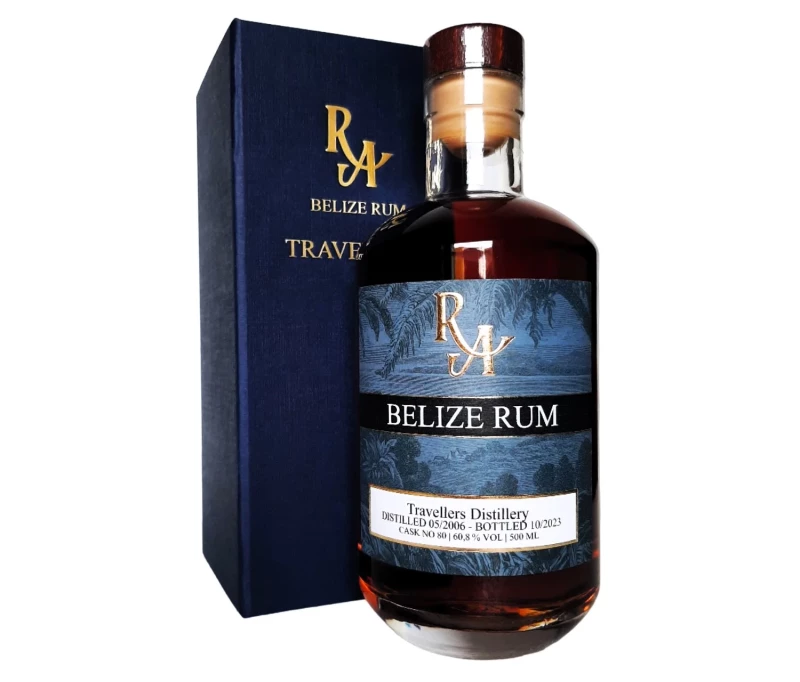 Belize Single Cask Rum 2006 Travellers Destillerie 60,8% Vol RA Rum Artesanal