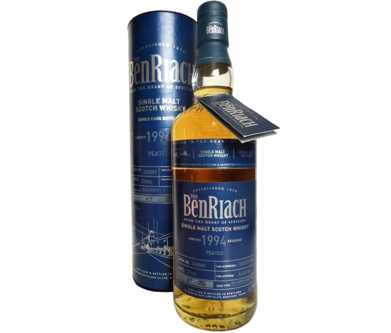 Benriach 1994 Peated Bourbon Barrel 54,3% Vol Originalabfüllung Exclusive for Germany