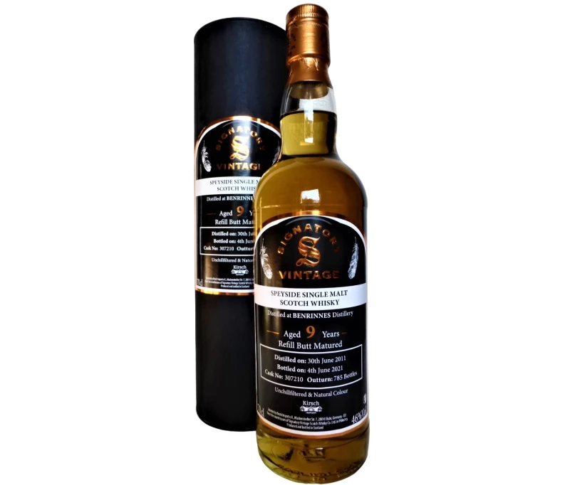 Benrinnes 2011 Refill Sherry Butt 46% Vol Signatory Vintage Collection Exclusive for Germany