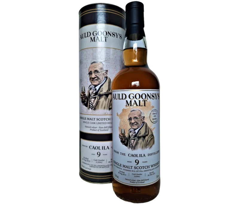 Caol Ila 2013 First Fill Amontillado Hogshead Finish 58,4% Vol Auld Goonsy´s Malt Global Whisky