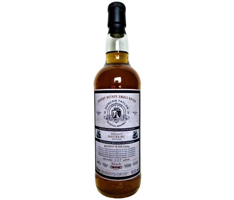 Dailuaine 2009 Oloroso Sherry Octave Cask 53,5% Vol Duncan Taylor Exclusive for Germany