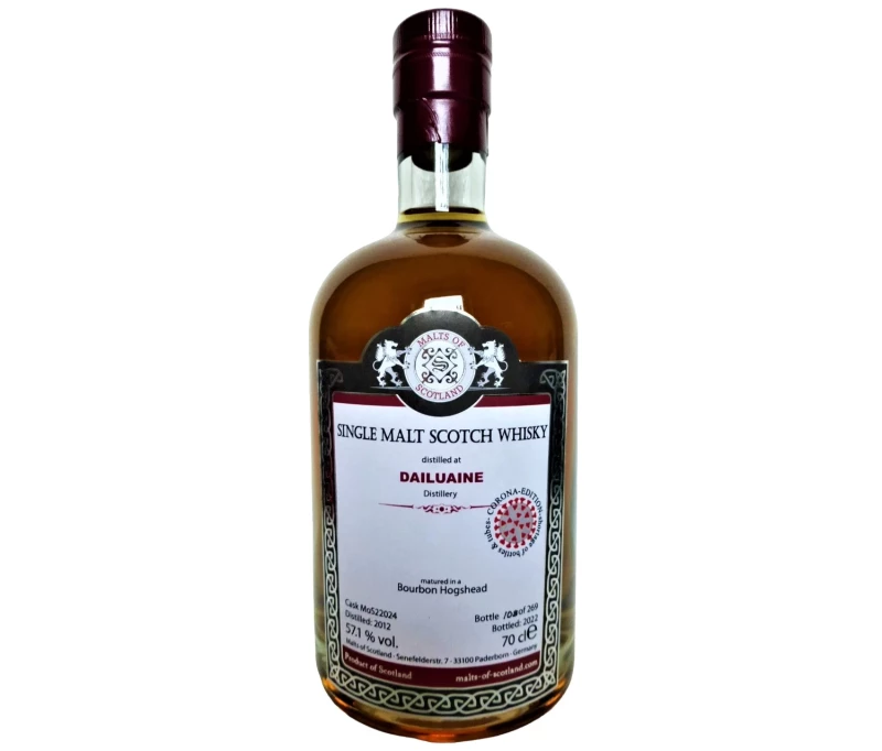 Dailuaine 2012 Bourbon Hogshead 57,1% Vol Malts of Scotland