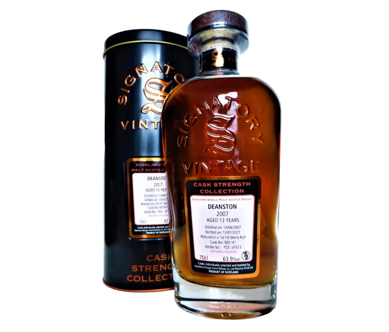 Deanston 2007 First Fill Sherry Butt 63,9% Vol Cask Strength Collection Signatory