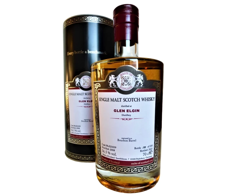 Glen Elgin 2008 Bourbon Barrel 56,5% Vol Malts of Scotland