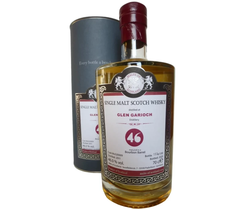 Glen Garioch 2011 Bourbon Barrel 46% Vol Malts of Scotland