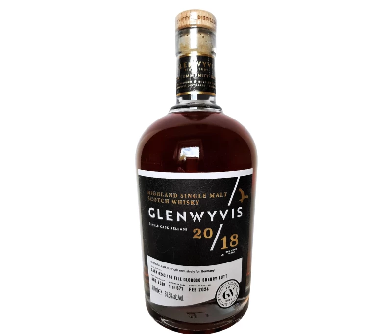 GlenWyvis 2018 First Fill Oloroso Sherry Butt 61,5% Vol