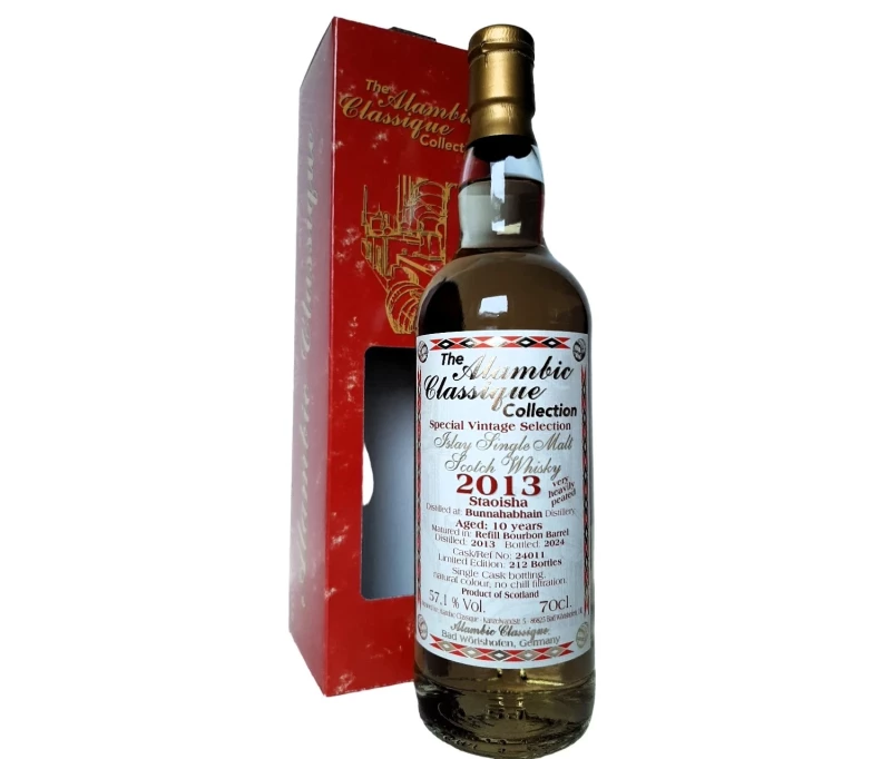 Bunnahabhain Staoisha 2013 Refill Bourbon Barrel 57,1% Vol Special Vintage Selection Alambic Classique