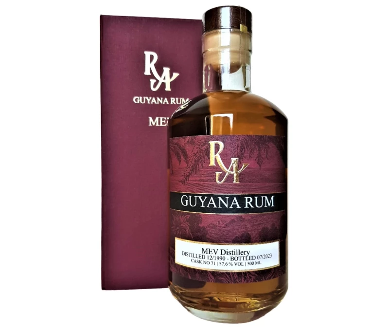 Guyana Single Cask Rum 1990 MEV Enmore Destillerie 57,6% Vol RA Rum Artesanal
