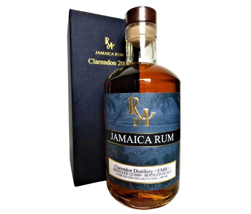 Jamaica Rum 2009 Clarendon Destillerie 64,3% Vol RA Rum Artesanal