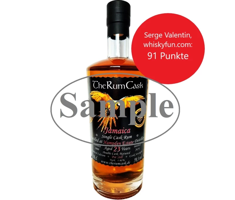 Jamaica Single Cask Rum 2000 Hampden Destillerie Double Cask Matured 59,3% Vol TheRumCask Sample