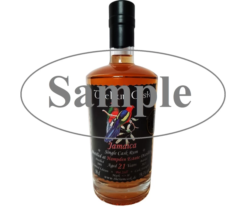 Jamaica Single Cask Rum 2001 Hampden Destillerie 59,3% Vol TheRumCask Sample