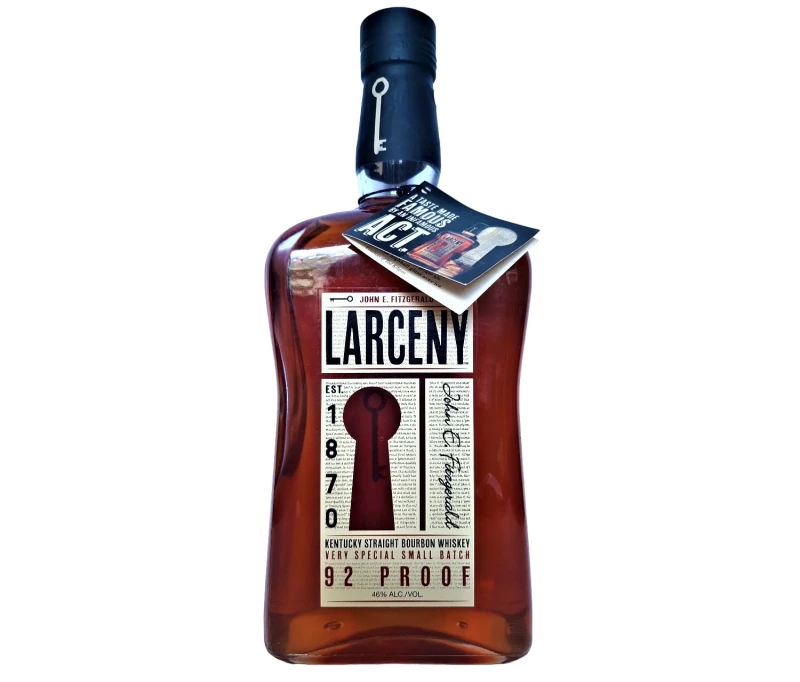 John E. Fitzgerald Larceny seltene 1 Liter-Flasche Very Special Small Batch Kentucky Straight Bourbon Whiskey 46% Vol