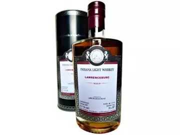 Lawrenceburg 2007 Indiana Light Whiskey Refill Bourbon Barrel 55,1% Vol Malts of Scotland