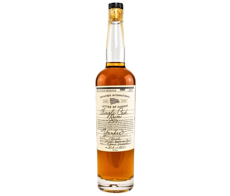 Letter of Marque Yankee Single Cask Rum 1st Use American Oak Cask 55,7% Vol Privateer Rum Exclusive for Germany