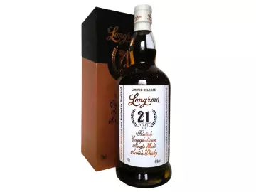 Longrow 21 Jahre Sherry und Bourbon Casks 46% Vol Originalabfüllung
