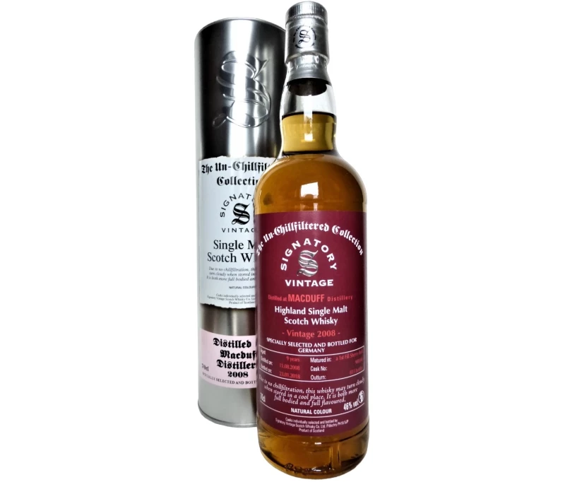 Macduff 2008 The Un-Chillfiltered Collection First Fill Sherry Butt Exclusive for Germany 46% Vol Signatory