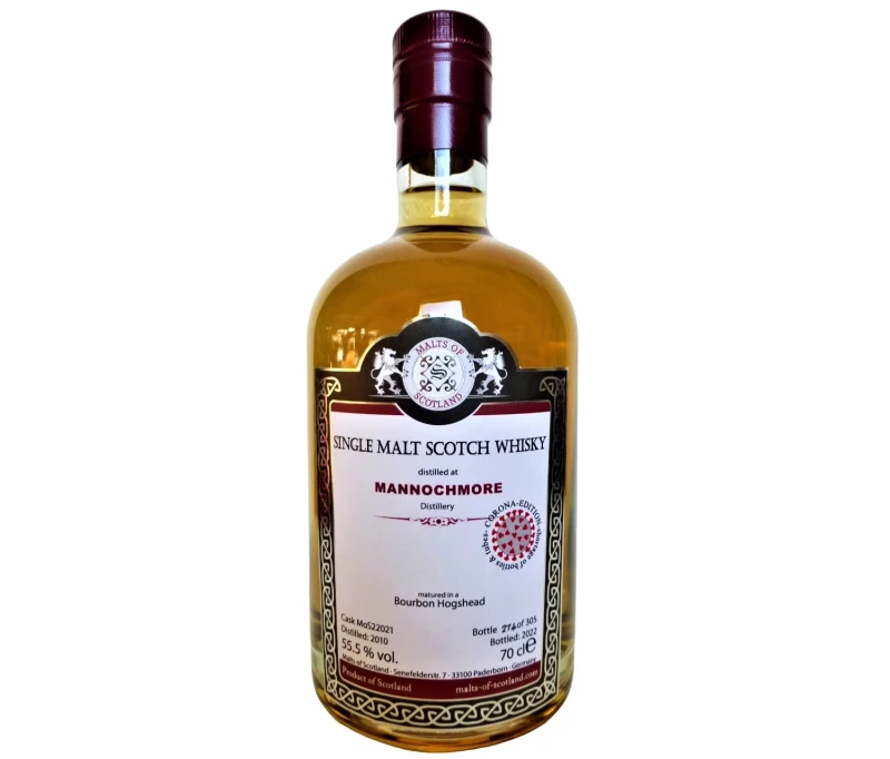 Mannochmore 2010 Bourbon Hogshead 55,5% Vol Malts of Scotland