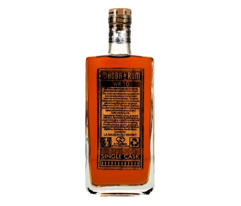 Mhoba Rum 2019 Woodford Bourbon Cask 63,5% Vol