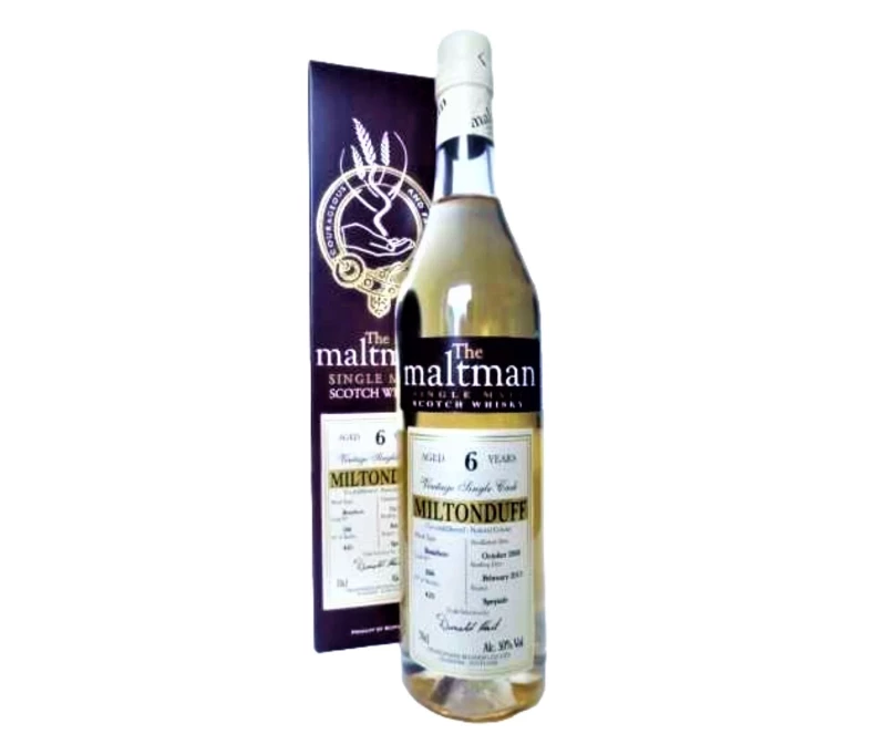 Miltonduff 2008 Fresh Bourbon Cask 50% Vol The Maltman
