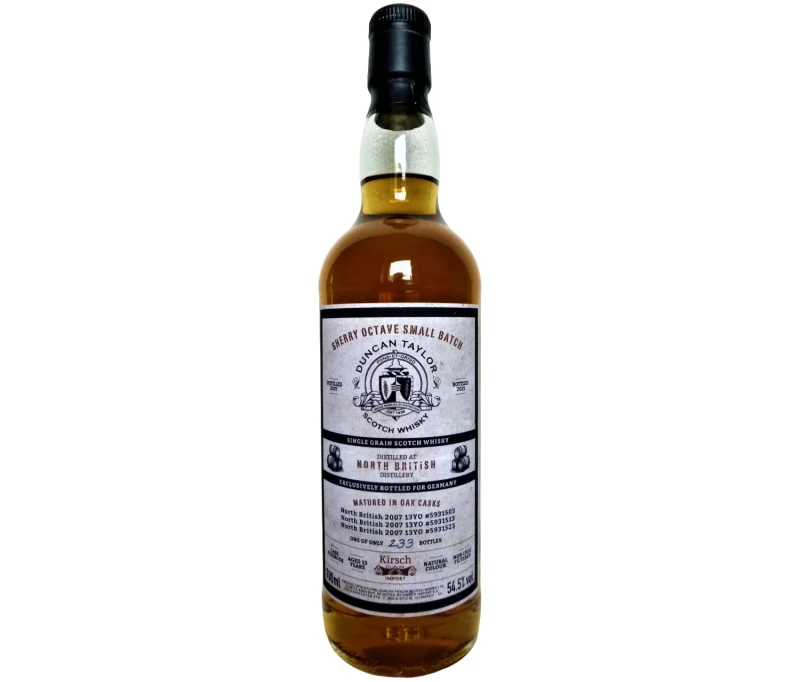 North British 2007 Oloroso Sherry Octave Cask 54,5% Vol Duncan Taylor Exclusive for Germany