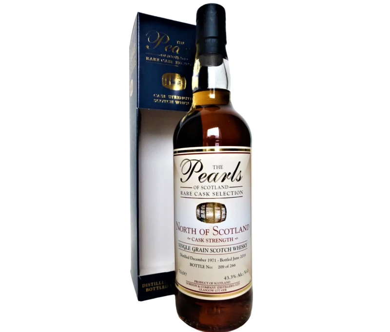 North of Scotland 1971 Rare Cask Selection 43,3% Vol The Pearls of Scotland