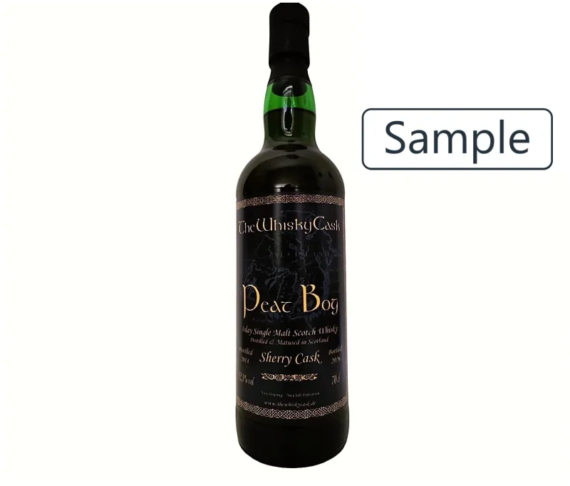 Peat Bog 2014 Sherry Cask 52,1% Vol TheWhiskyCask Sample