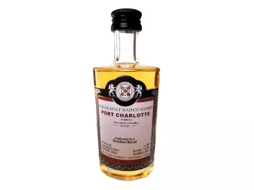Port Charlotte 2004 Bourbon Barrel 48,4% Vol Malts of Scotland Miniatur