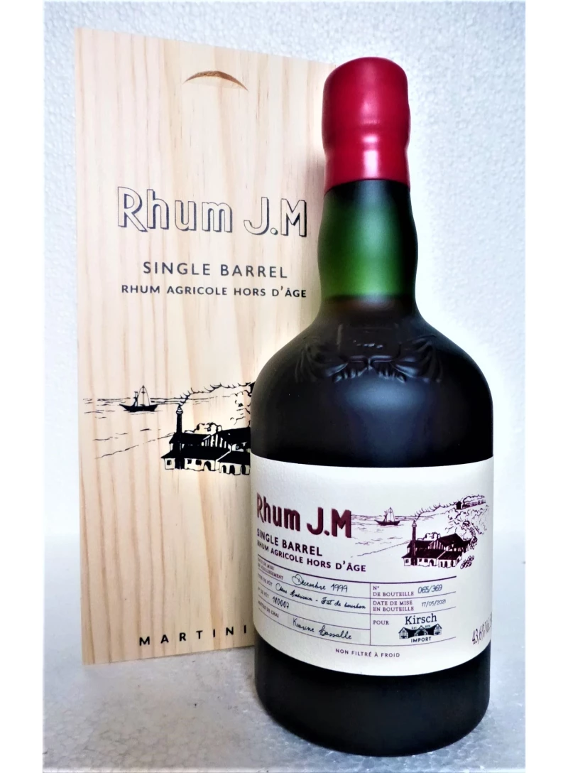 Rhum J.M Single Barrel 1999 Rhum Agricole Hors D´ Âge 43,6% Vol