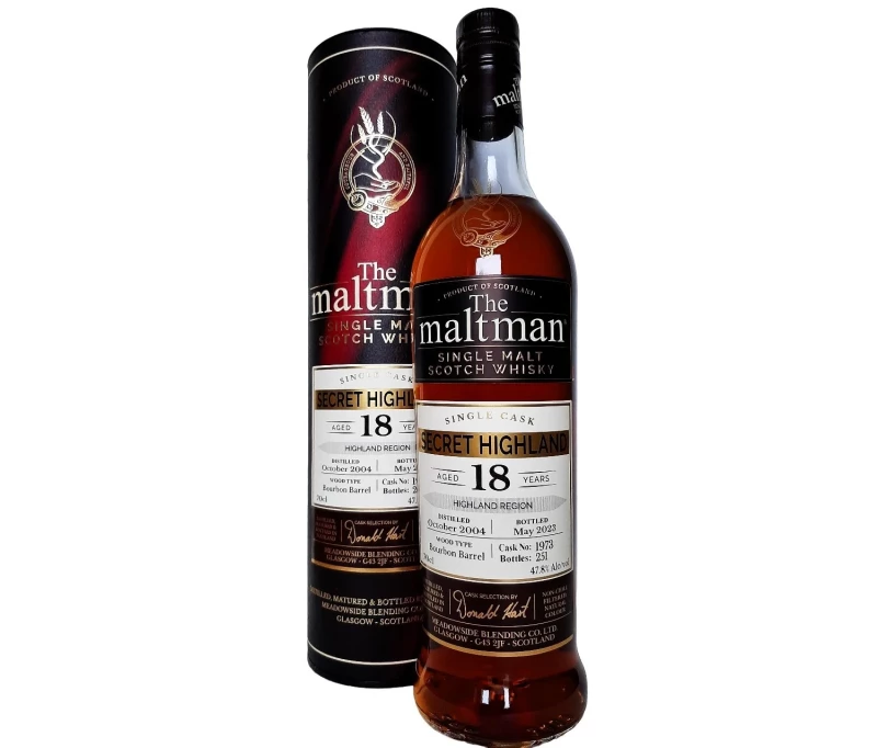 Secret Highland 2004 Bourbon Barrel 47,8% Vol The Maltman