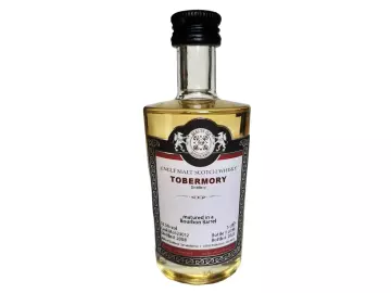 Tobermory 2008 Refill Bourbon Barrel 53,5% Vol Malts of Scotland Miniatur