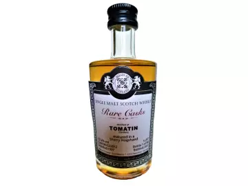 Tomatin 1997 Rare Casks Sherry Hogshead 52,2% Vol Malts of Scotland Miniatur