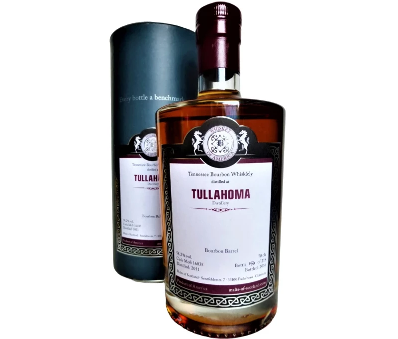 Tullahoma 2011 Tennessee Bourbon Whiskey Bourbon Barrel 58,2% Vol Malts of Scotland