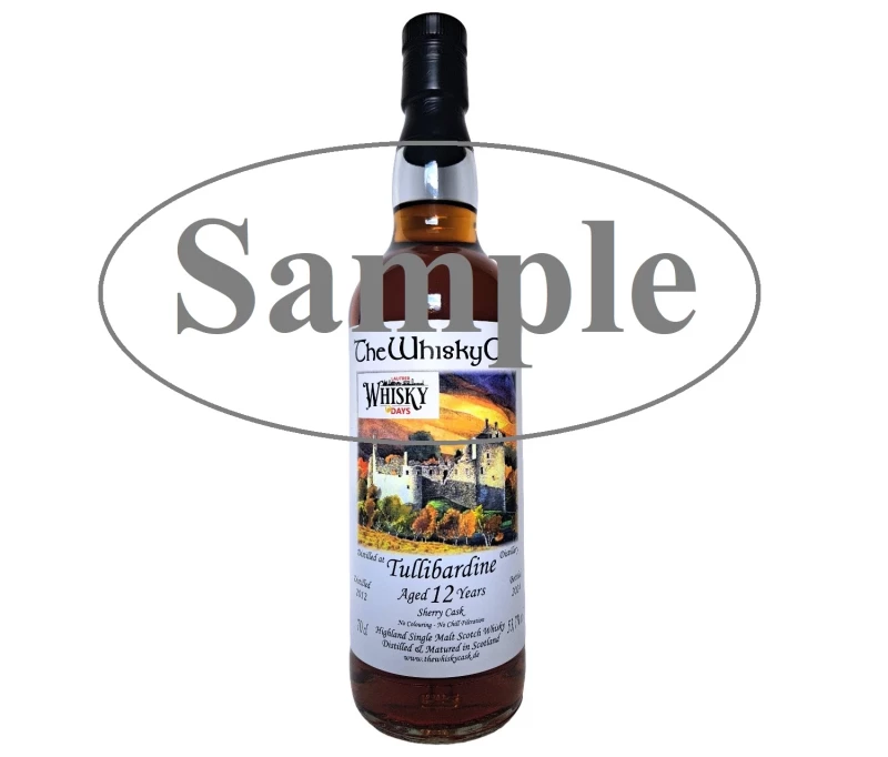 Tullibardine 2012 Sherry Cask 53,7% Vol TheWhiskyCask Sample